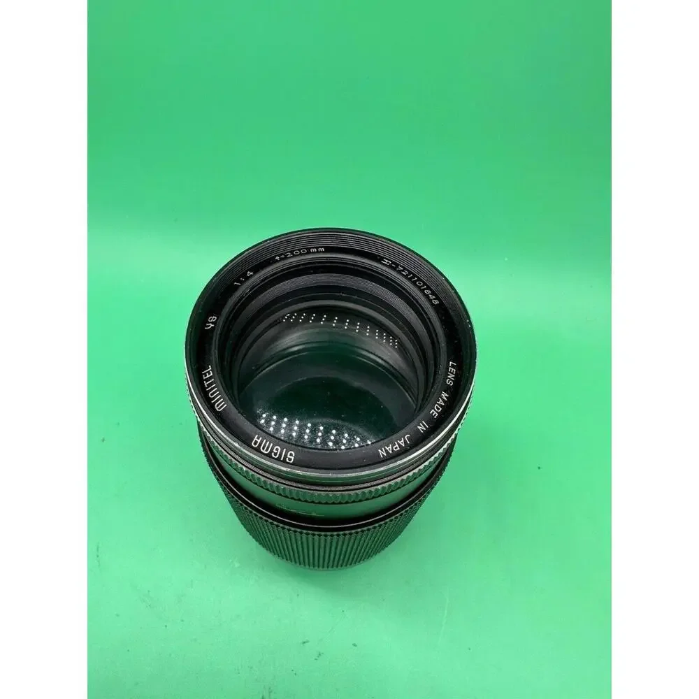 SIGMA Minitel YS 1:4 F 200 MM / Telephoto Lens/ Made IN Japan